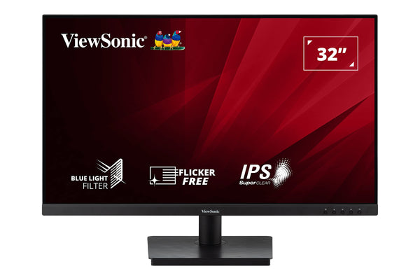 ViewSonic VA3209-2K-MHD 32-inch 2K QHD IPS Monitor, 75Hz VRR, HDR10, with HDMI, DisplayPort, Integrated Speakers
