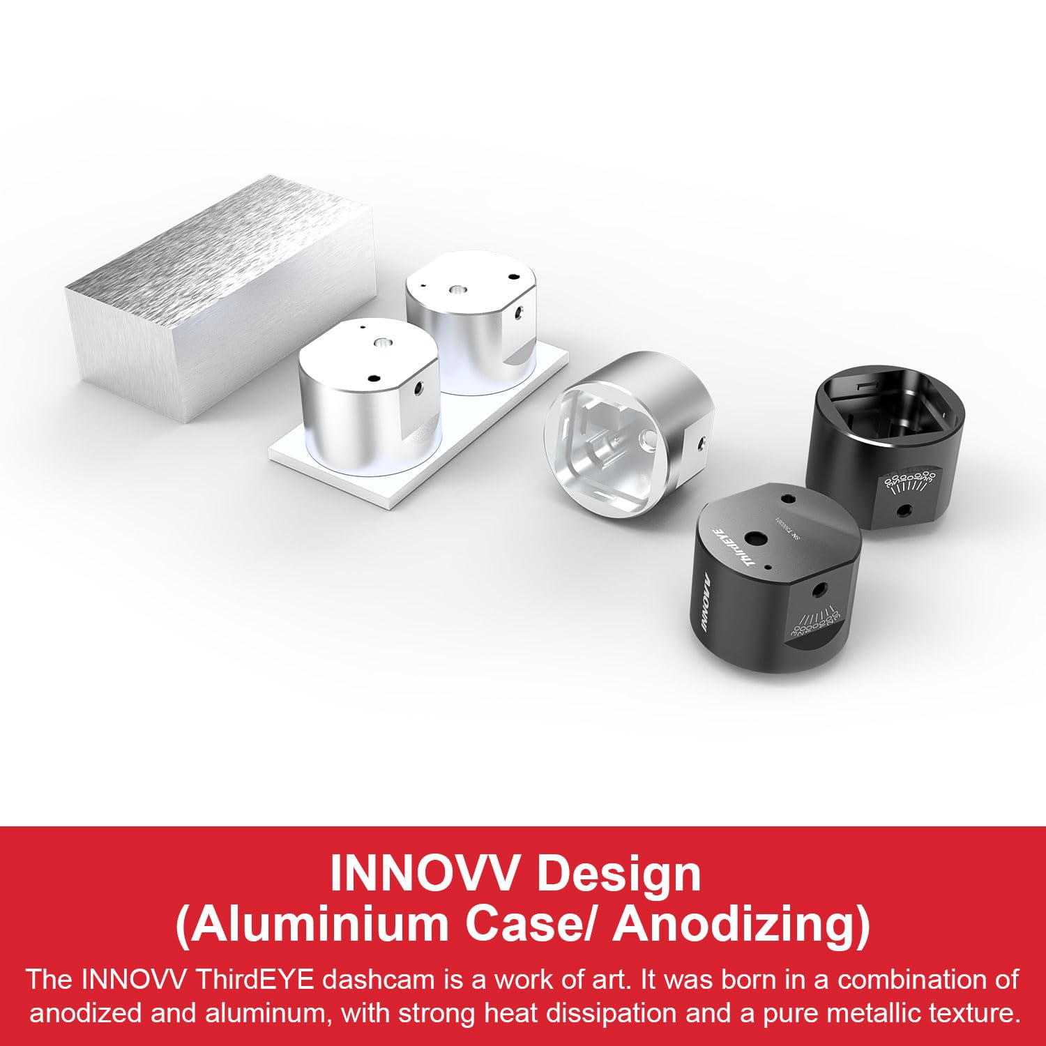 INNOVV ThirdEYE Motorcycle Blind Spot System with Voice and Indicators Alert, Waterproof Moto Assistant System, Detect Hazards from Side & Rear Line for Motorcycle/Bicycle/E-Bike(Mirror Version)