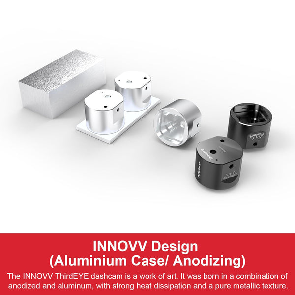 INNOVV ThirdEYE Motorcycle Blind Spot System with Voice and Indicators Alert, Waterproof Moto Assistant System, Detect Hazards from Side & Rear Line for Motorcycle/Bicycle/E-Bike(Mirror Version)