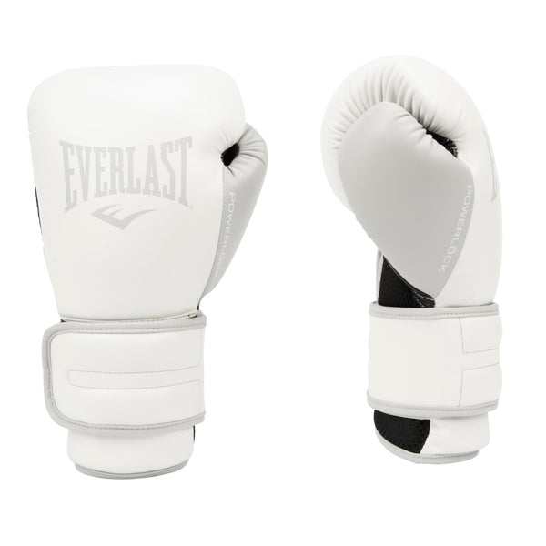 EVERLAST Powerlock 2R Training Gloves - White - 12oz