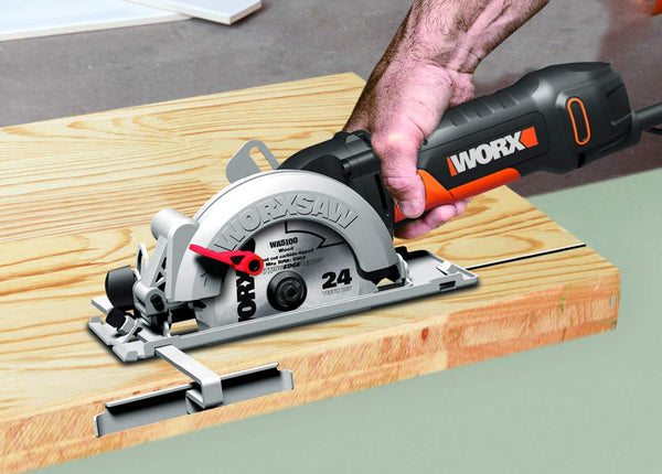 WORX WX439 500W 120mm Black and Orange Worx Saw Compact Circular Saw