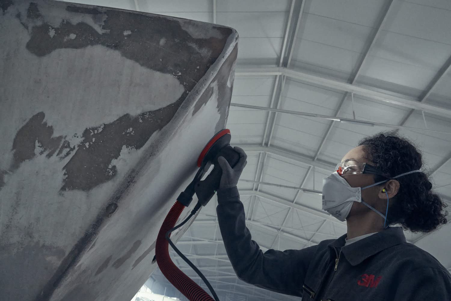 3M Xtract Pneumatic Random Orbital Sander, 88954, 150 mm, Central Vacuum, 5 mm Orbit, 1 per case