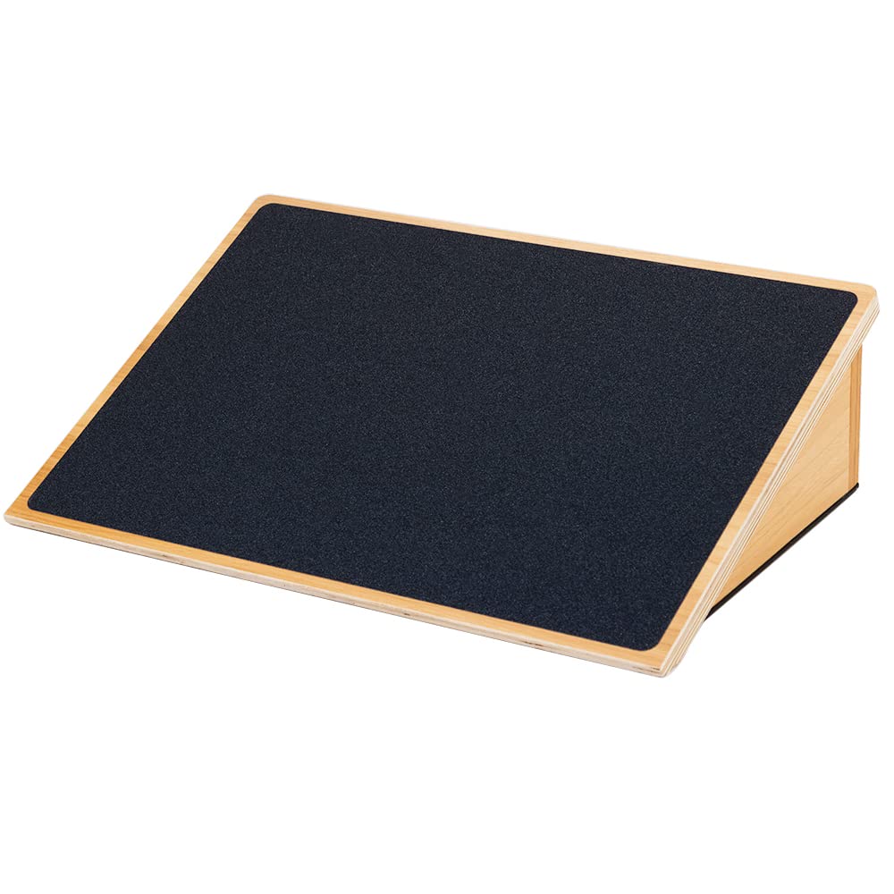 StrongTek Slant Board for Knees Over Toes, Training Incline Board for Squats, 1000 Lbs Weight Capacity, Wooden Incline Boards with Non-Slip Surface