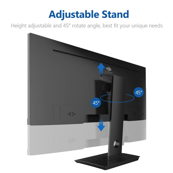 Z-Edge 34 Inch Curved Gaming Monitor Ultrawide 165Hz(DP) 100Hz(HDMI) 1ms MPRT 21:9 3440x1440 WQHD R1500 Curved Screen, Tilt/Swivel/Height Adjustable, FreeSync, HDMI, DisplayPort