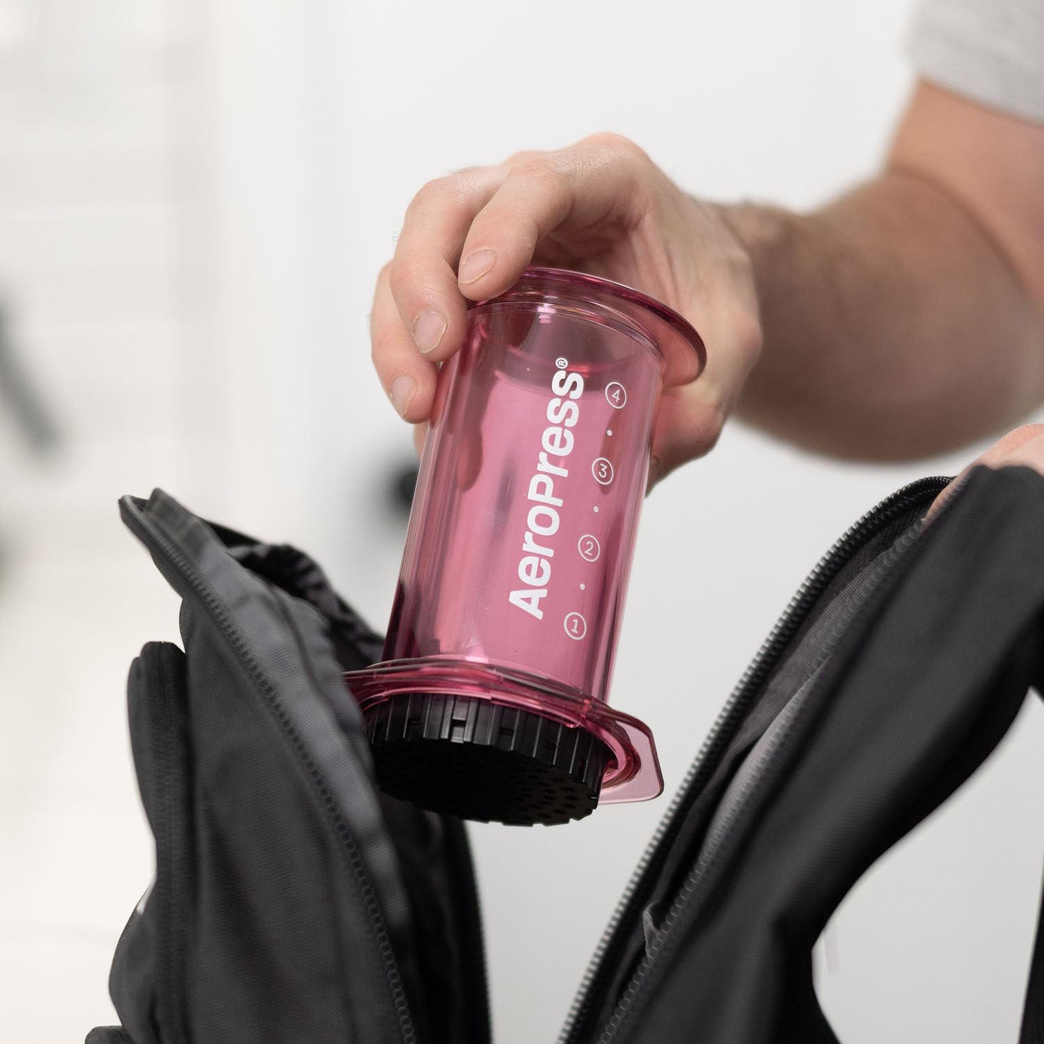 AeroPress Clear Coffee Press  3 In 1 Brew Method Combines French Press, Pourover, Espresso, Full Bodied Coffee Without Grit or Bitterness, Small