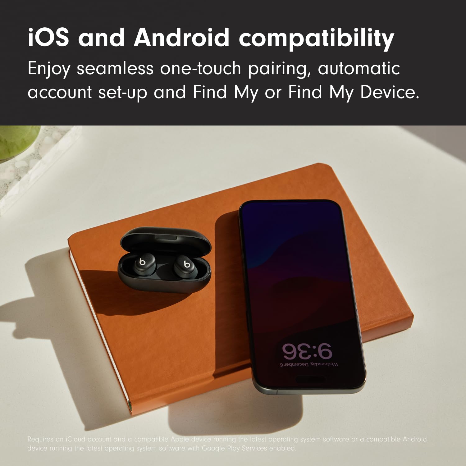 Beats Solo Buds — Wireless Bluetooth Earbuds | 18 Hours of Battery Life | Apple & Android Compatibility | Built-in Microphone - Matte Black