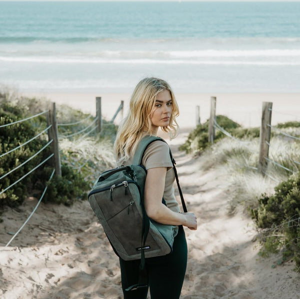 Cabin Max Manhattan 20L Underseat Backpack - 40x20x25 for Ryanair Cabin Bag with Padded Tech Pocket, Lockable Compartment & Versatile Straps - Stylish Travel Companion for Airlines