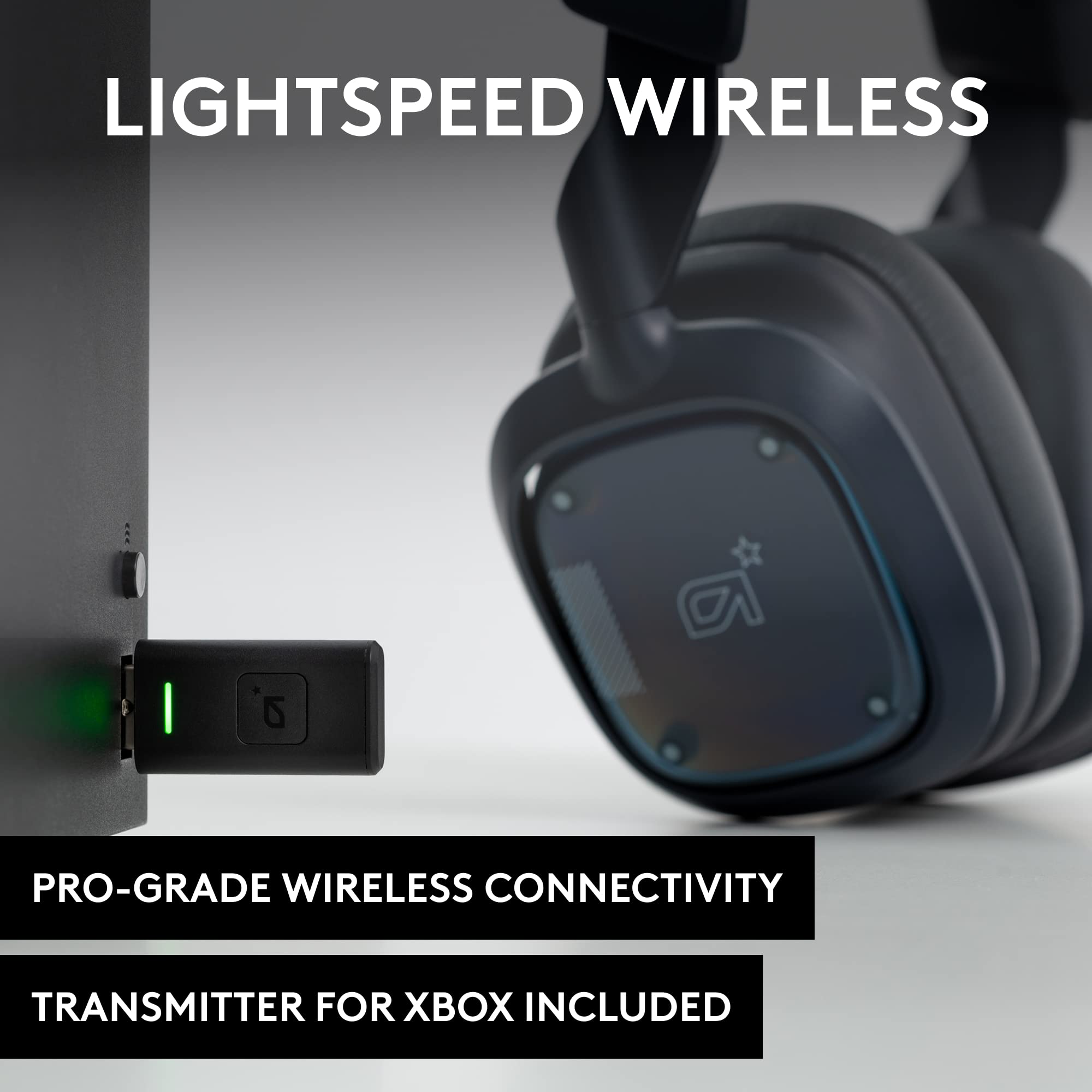 Logitech G Astro A30 LIGHTSPEED Wireless Gaming Headset, Bluetooth enabled, Dolby Atmos, Detachable Boom, 27h battery, USBC charging, for PS5, PS4, Xbox, Nintendo Switch, PC, Android - White