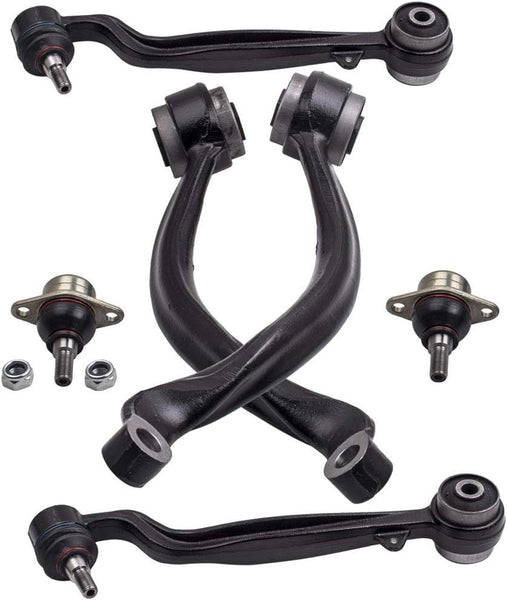 maXpeedingrods Front Upper & Lower Suspension Track Control Arm Kit With Ball Joints For Range-Rover L322 2002-2012