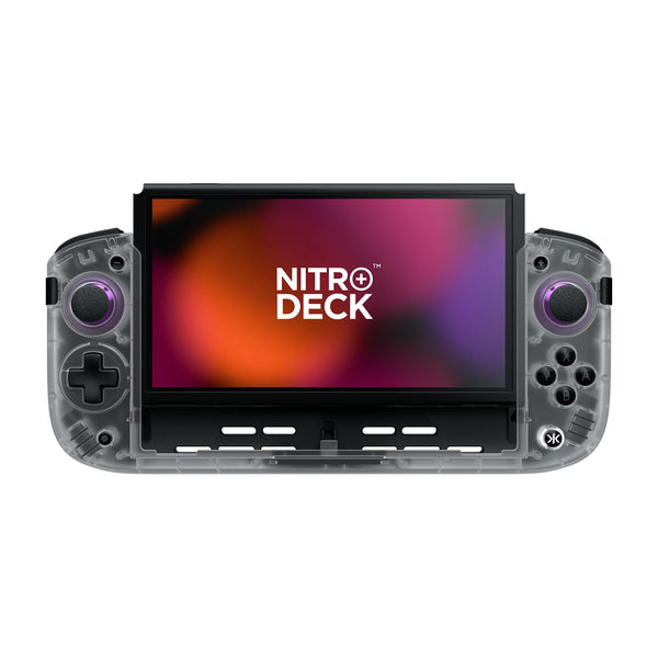 CRKD Nitro Deck+ Handheld Pro Controller for Nintendo Switch & OLED Model - TV Dockable - Programmable Sidekicks & Back Buttons - TruCollection System (Rocket League Gold Edition)