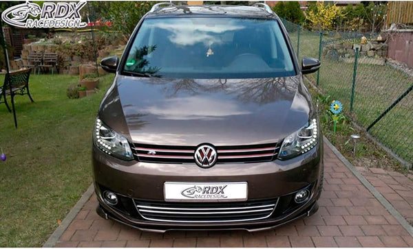 RDX Racedesign Front spoiler Vario-X compatible with Volkswagen Touran 2011- & Caddy 2010- (PU)