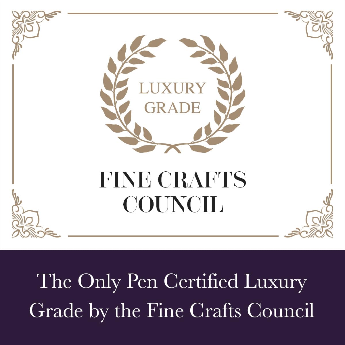 Bond & Regent Gloss Black & 24 Karat Gold - Certified Luxury Grade Rollerball Pen | Nice Gift for Men & Women