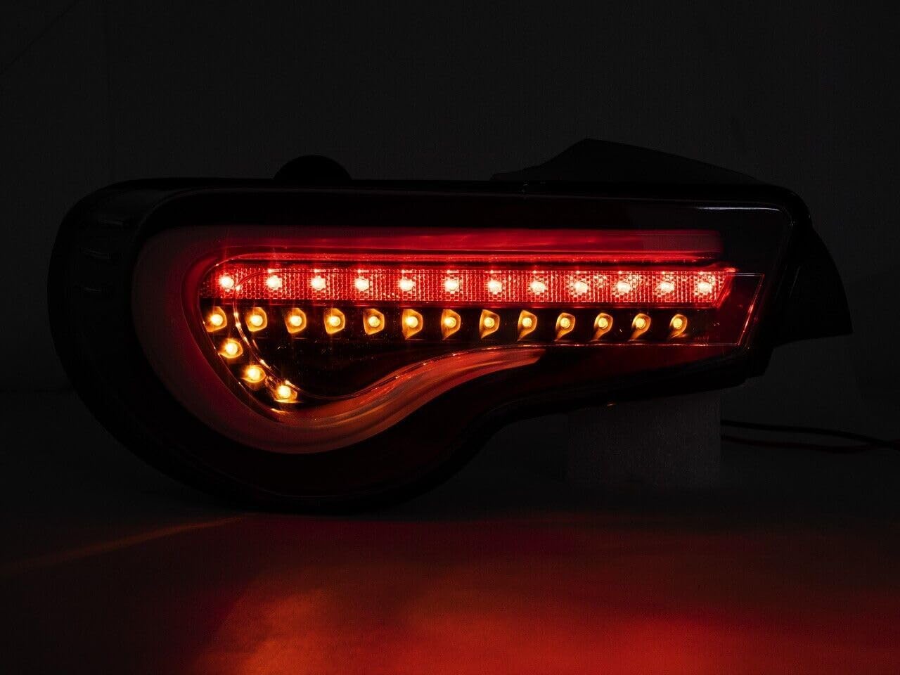 GAZOZ PERFORMANCE LED Tail Lights W/Sequential Turn Signal Light Black Smoked Plug and Play Compatible With 2013-2021 Scion FR-S First Gen