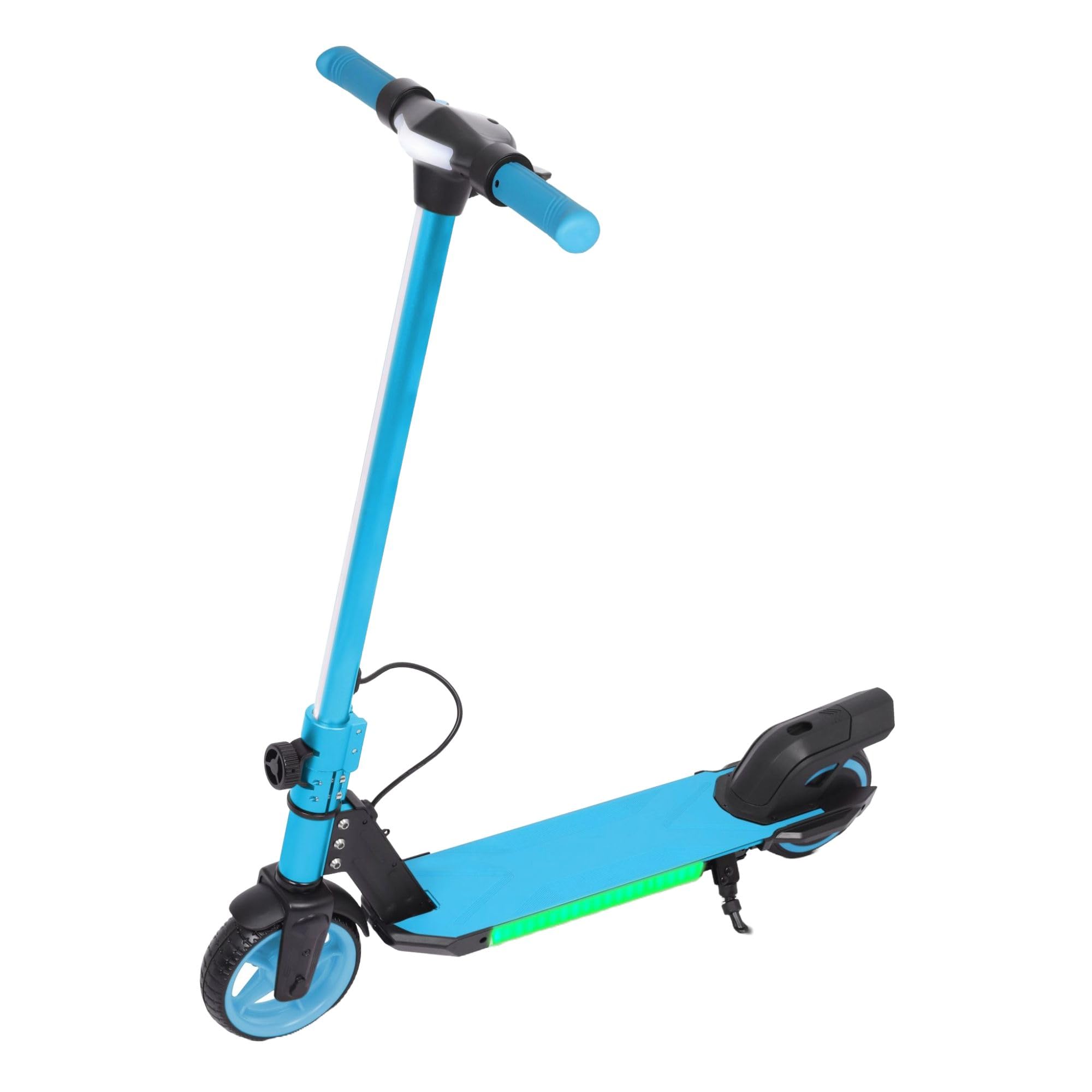 Electric Scooter Kids Foldable Mobility Scooters E Bike With RGB LED Lights For Ages 6-12 Boys Girls | 3 Speed Modes | 6-10 KM Range Dual Braking System 150W Motor Gift for Children