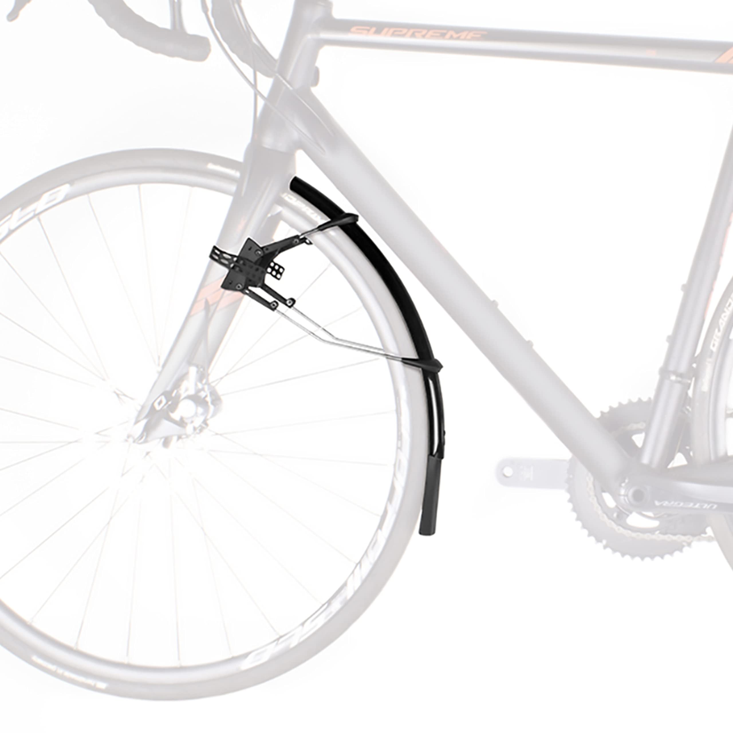 SKS GERMANY RACEBLADE PRO XL mudguard set, ideal for road bikes (super-light bike accessory with extra-long spoiler, quick-release fastening, incl.