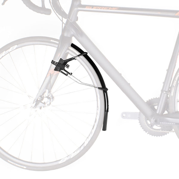 SKS GERMANY RACEBLADE PRO XL mudguard set, ideal for road bikes (super-light bike accessory with extra-long spoiler, quick-release fastening, incl.