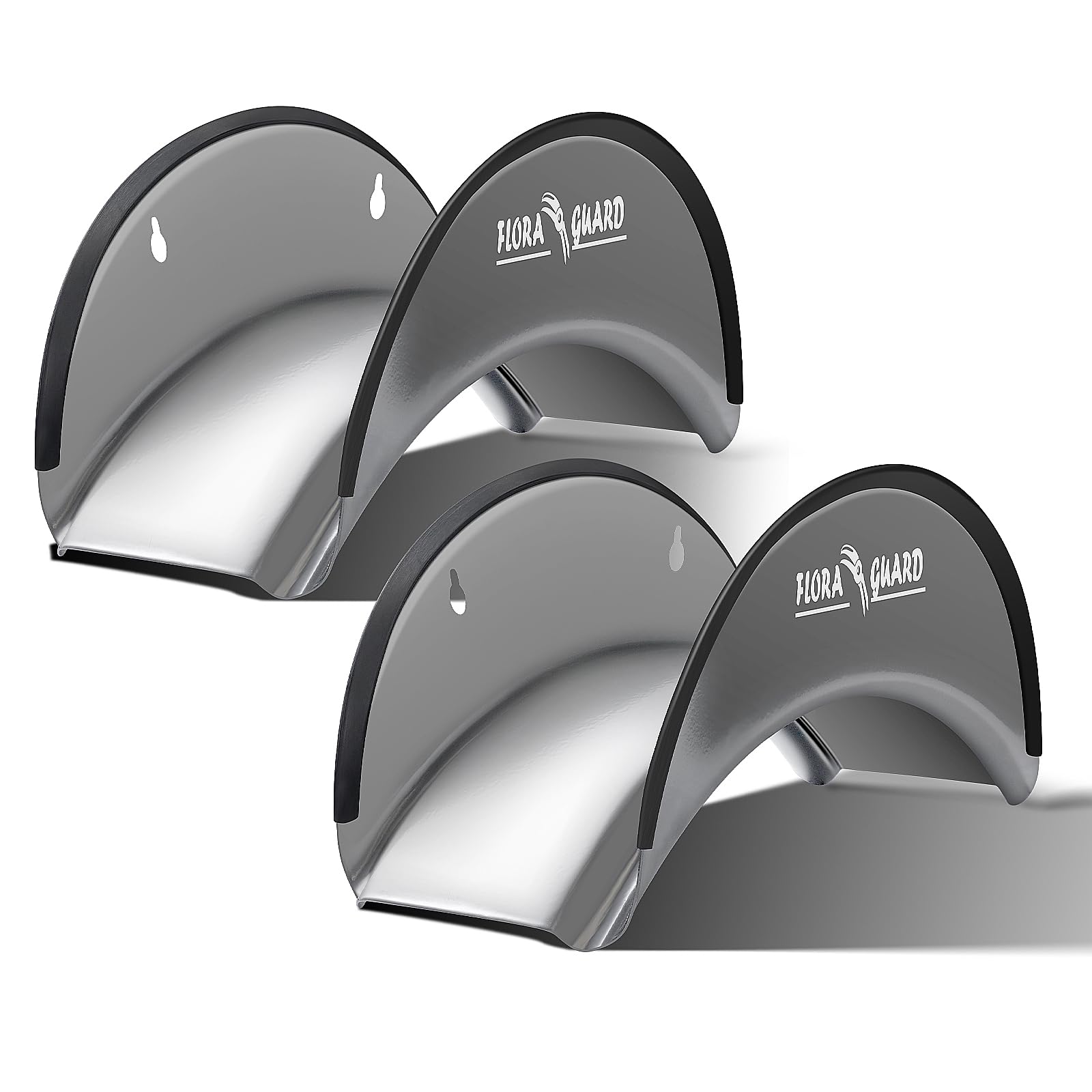 FLORA GUARD Garden Wall Mounted Hose Reel 20+2m, Heavy Duty Hose Reel Wall Mount, 9 Pattern Nozzle, Supplied with Nozzle, Fittings and Fixings