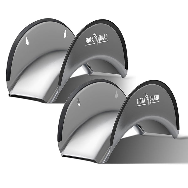 FLORA GUARD Garden Wall Mounted Hose Reel 20+2m, Heavy Duty Hose Reel Wall Mount, 9 Pattern Nozzle, Supplied with Nozzle, Fittings and Fixings