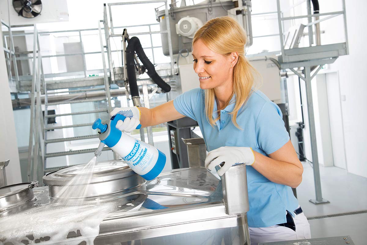 GLORIA FoamMaster FM 10 | Foam Sprayer | 1 Litre Filling Capacity | Exchangeable Foam Cartridges | Pressure Sprayer for Car Cleaning