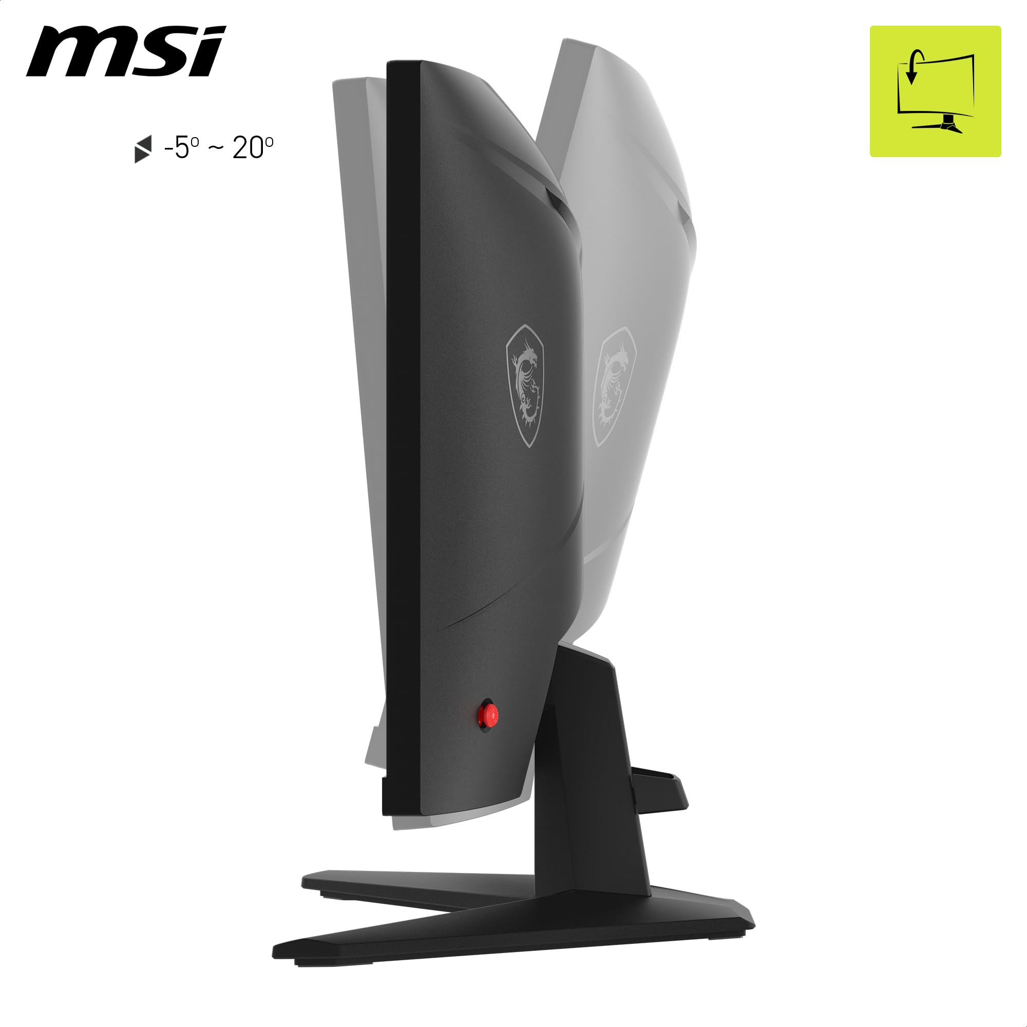 MSI G274F 27 Inch FHD Gaming Monitor - 1920 x 1080 Rapid IPS Panel, 180 Hz / 1ms, 134% sRGB Colour Gamut / G-SYNC Compatible- DP 1.2a, HDMI2.0 CEC