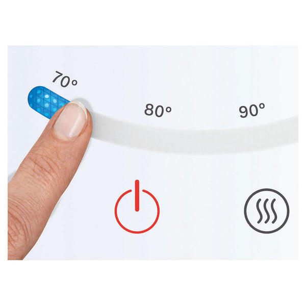 Bosch Sky TWK7203GB 7 Variable Temperature settings & KeepWarm function, Cordless Kettle, 1.7 Litres, Black/Silver