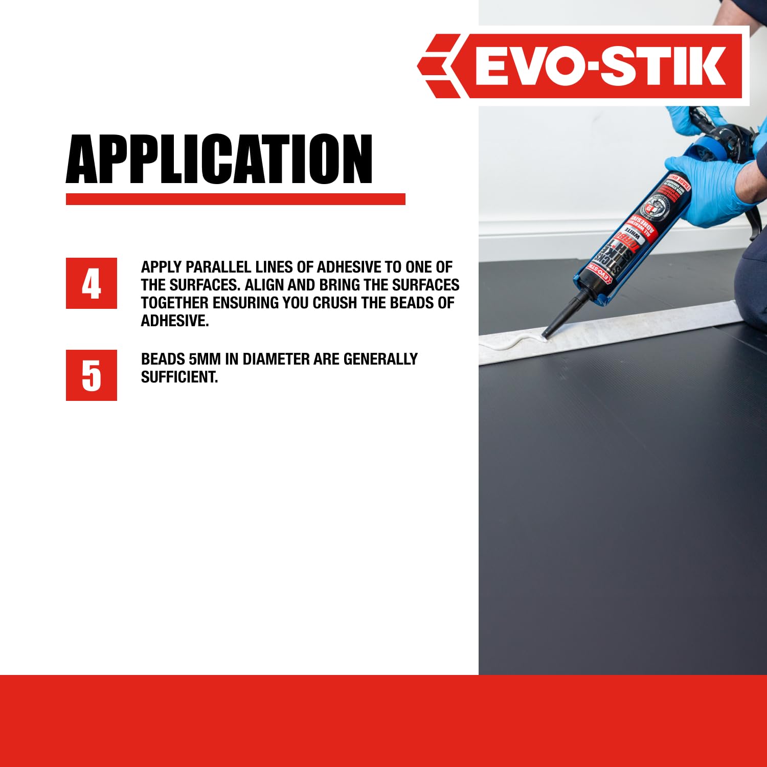 EVO-STIK Sticks Like Sh*t Turbo Adhesive, All Weather, Fast Setting, Extreme Temperature & Movement Resistant, White, 290ml