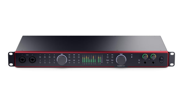 Focusrite Scarlett 2i2 4th Gen USB Audio Interface for Recording, Songwriting, Streaming and Podcasting — High-Fidelity, Studio Quality Recording, and All the Software You Need to Record
