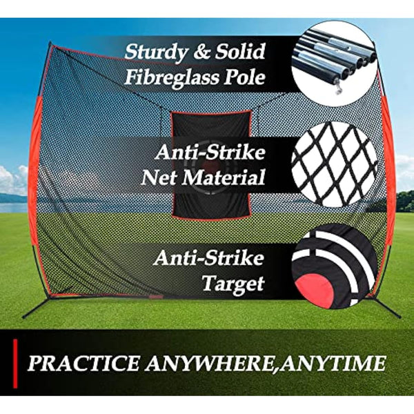 KAIDIDA Golf Nets: Golf Driving Practice Net Hitting Swing Chipping for Backyard Garden