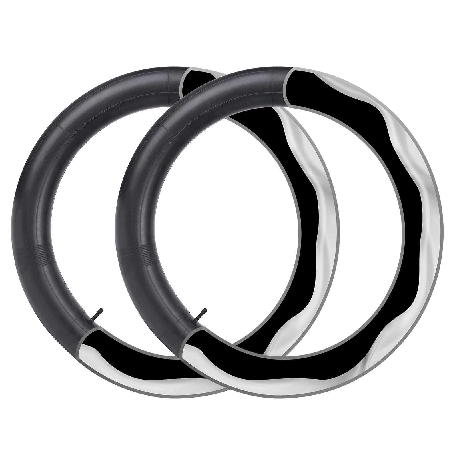 2-PCS 26" Heavy Duty Self Sealing Bike Tubes 26x4.0/4.5 102/114-559 AV32mm Schrader Valve, Super Automatic Repair Puncture Resistant Tubes Compatible