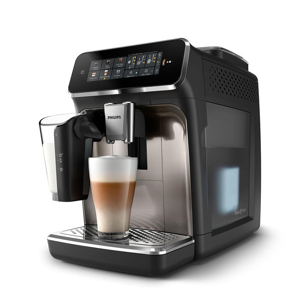 Philips 2200 Series Fully Automatic Espresso Machine - 2 Coffees, Touch Display, Classic Milk Frother, Ceramic Grinder, Matte Black (EP2220/10)