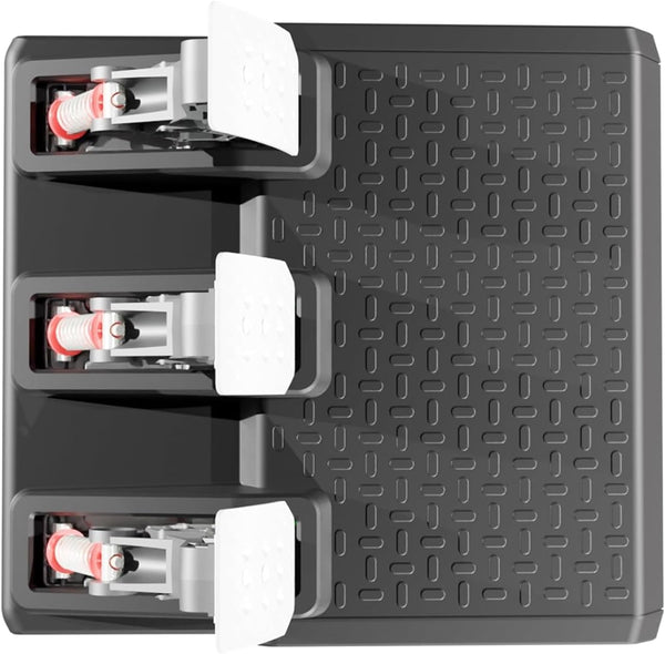 NBCP Racing Pedals, Gaming Steering Wheel Pedal Set for PC, Swappable Springs, Adjustable, Durable, Compatible with PC Win11/Win10/Win7