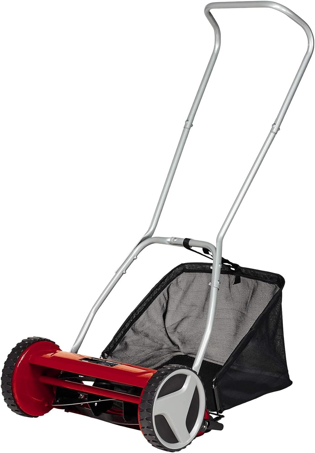 Einhell GC-HM 400 Hand Push Lawnmower -- Manual Lawn-Mower With 40cm Cutting Width, 27L Grass Box, 4 Cutting Height Levels -- Walk-Behind Lawn Mower