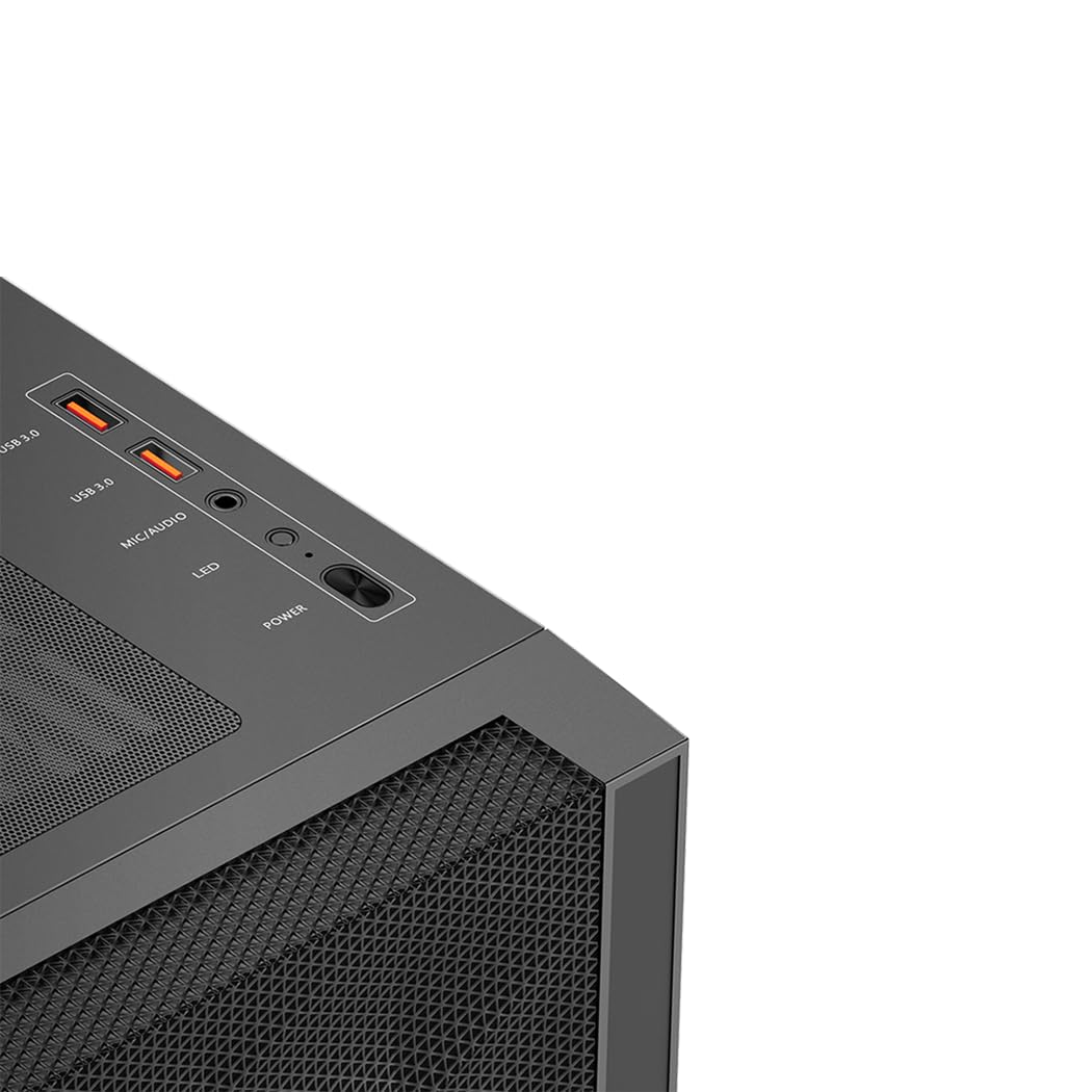 PCCOOLER CPS C3T500 AIRFLOW Mid-Tower ATX/M-ATX/ITX Case, Pre-installed 6 120mm PWM ARGB Fans,Column-Free Design,270° Full View Tempered Glass,360MM Radiator&400MM GPU Support,Easy Installation,WH