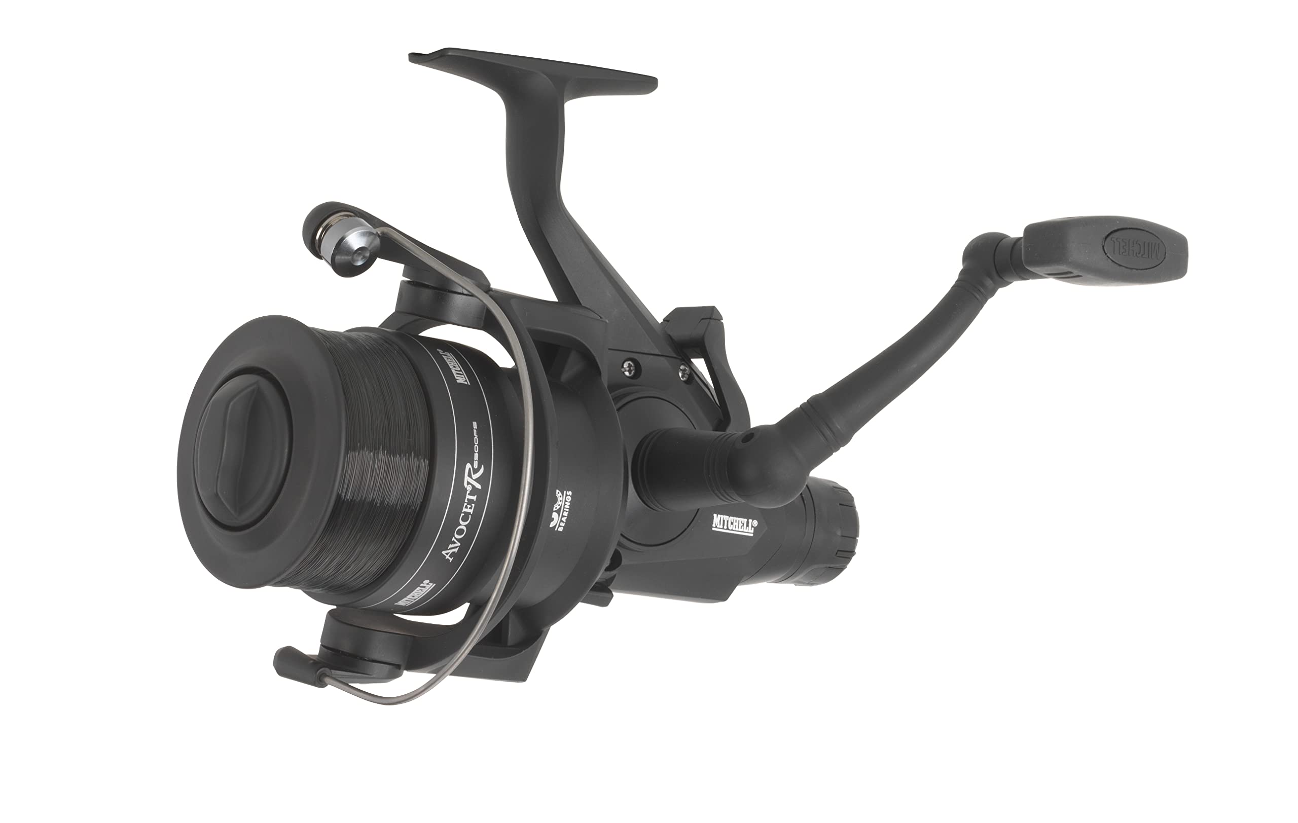 Mitchell Avocet Black Edition Carp and Catfish Reel - Supplied Pre-spooled With Fishing Line