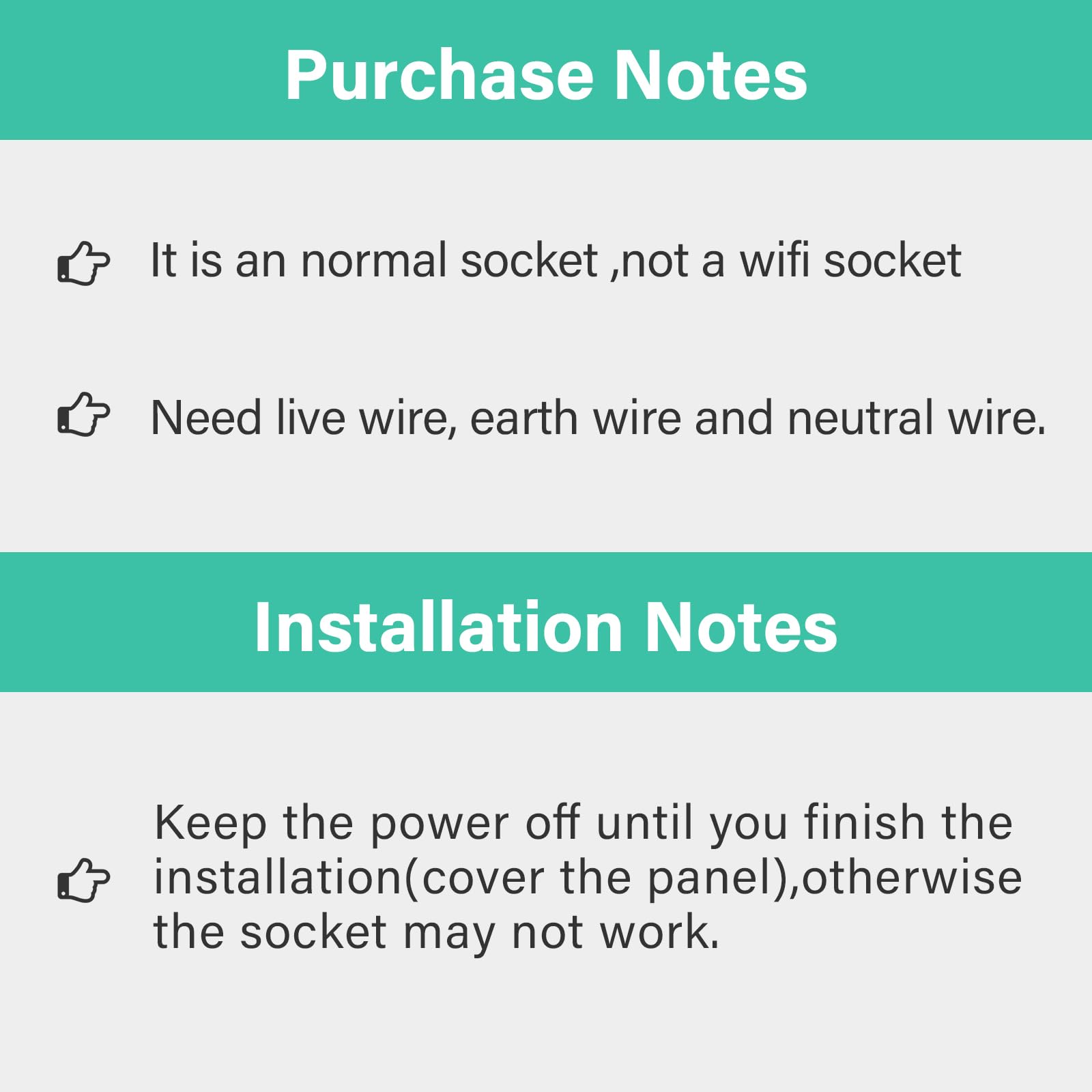 BSEED Double Socket 13A with LED Indicator, Double Switched Wall Socket 2 Gang UK Standard, Electric Switched Plug Power Wall Outlet with Glass Panel, Grey