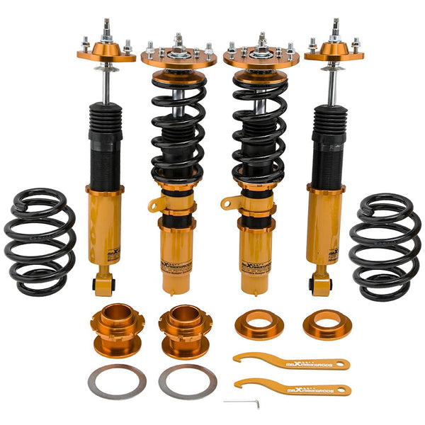maXpeedingrods Coilovers Shock Struts for E46 (1998-2006) 316i, 318i, 320i, 323i, 325i, 328i, 330i, M3 Adjustable Damper