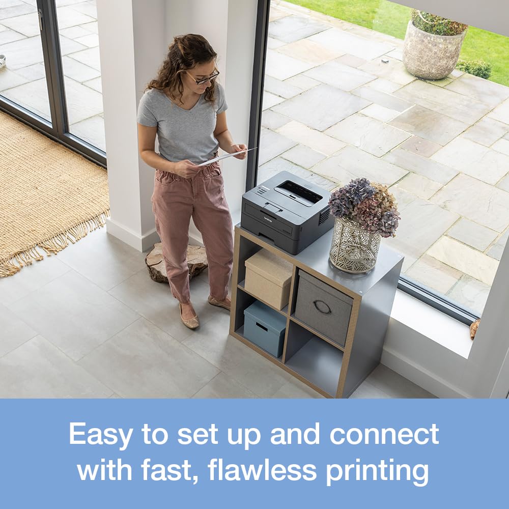 Brother HL-L2400DW Mono Laser Printer |Single function | Automatic 2-sided print |A4 |UK Plug