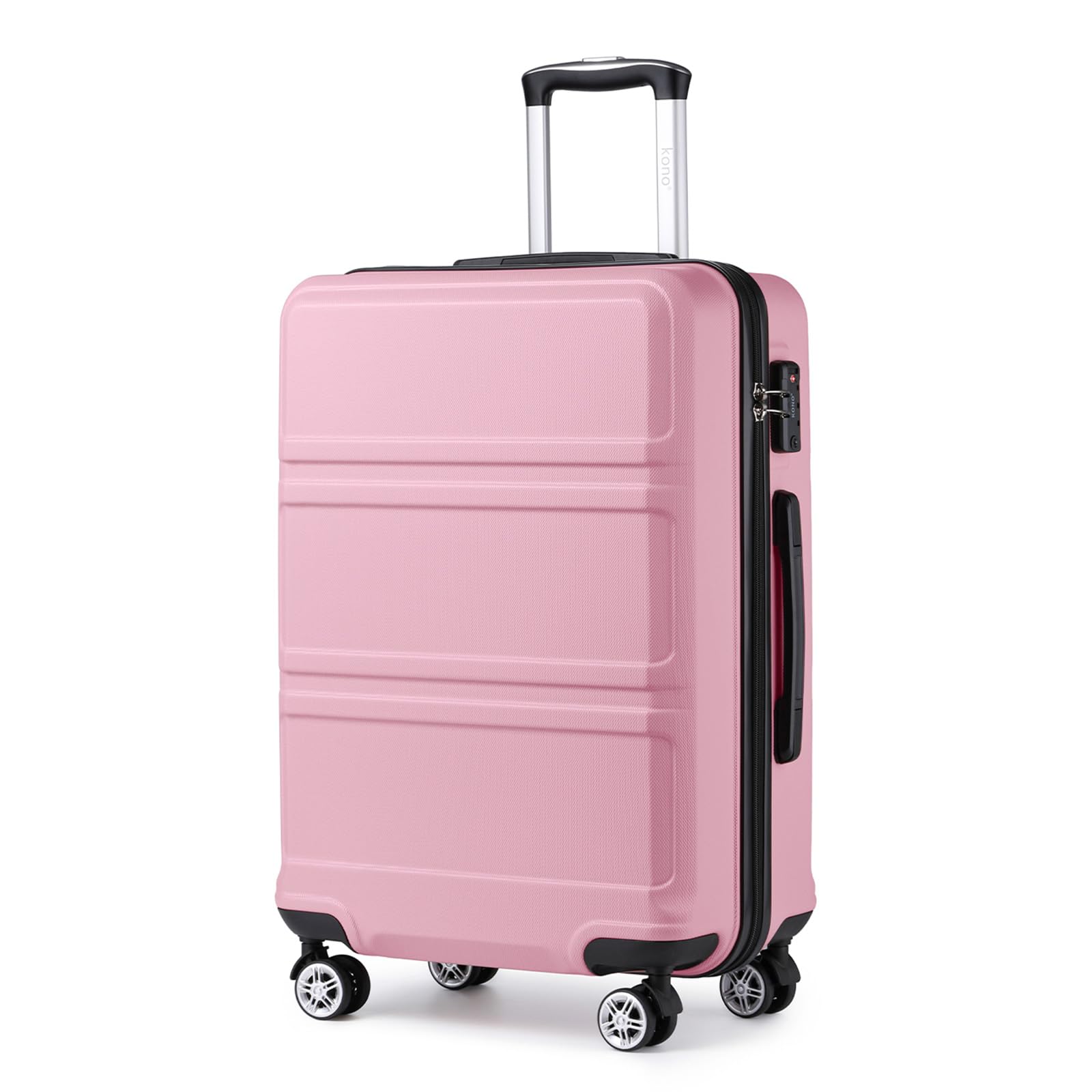 Kono Fashion Hand Luggage Lightweight ABS Hard Shell Trolley Travel Suitcase