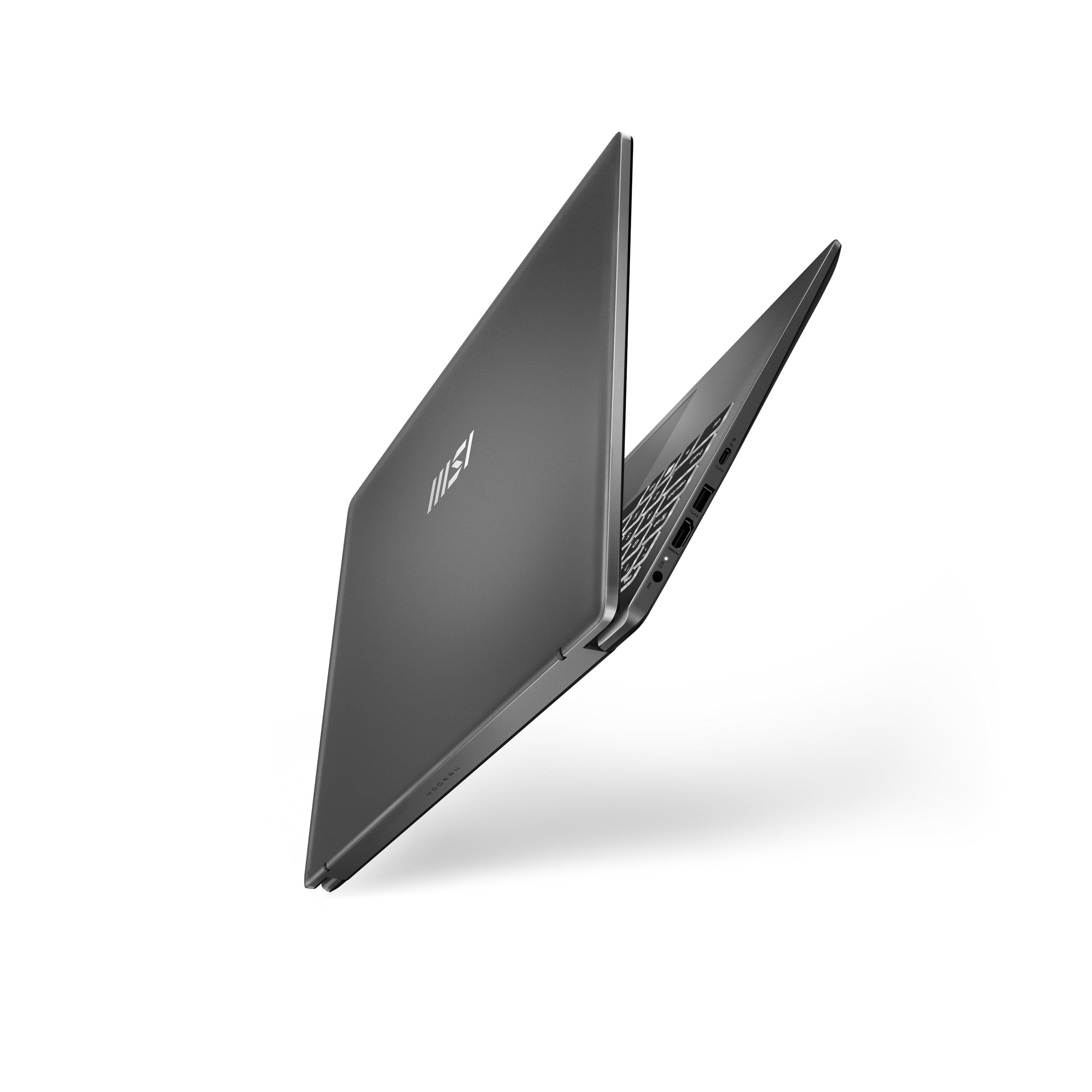 MSI Modern 15 Laptop (B7M-437UK) - (15.6" FHD IPS-Level Panel, AMD Ryzen 5 7430U, AMD Radeon Graphics, DDR IV 16GB (3200MHz), 512GB NVMe PCIe SSD, Intel WIFI 6E, Windows 11 Home Plus) - Classic Black