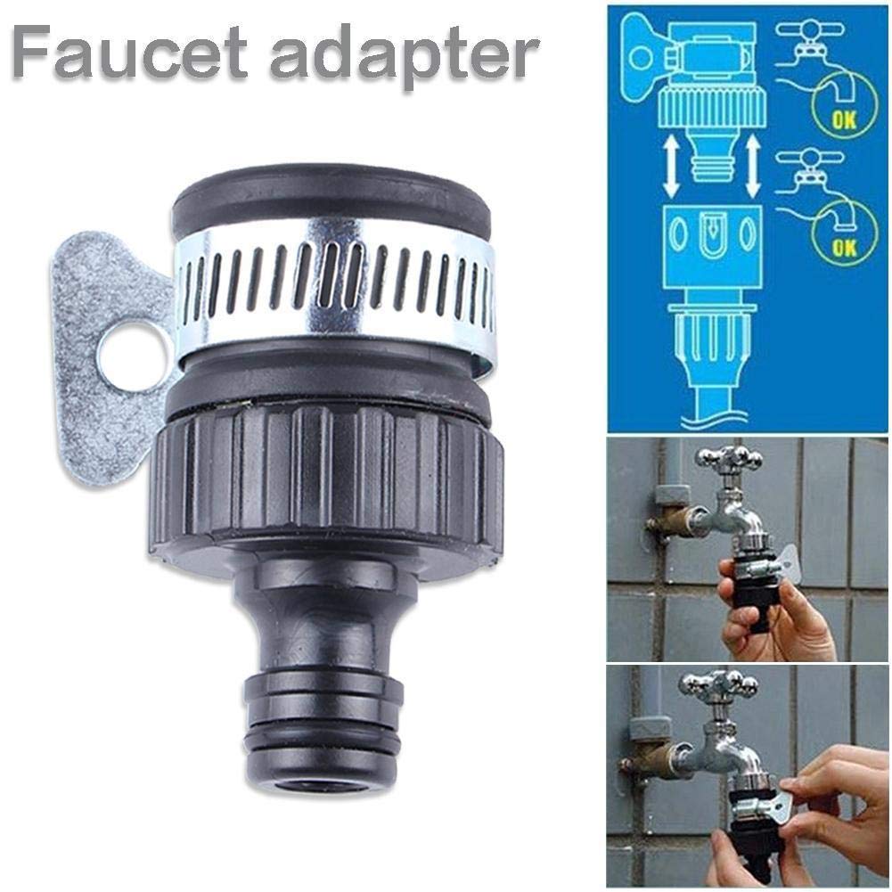BABADU Garden Hose Pipe Connector Kit 20 Pack: Hoses Nozzle, Hose Repair Connector, Quick Connect, Y Splitter, Male Threaded Adapter, Male&Female Connectors, 2 Way Tap Fittings,Multi Faucet Connectors