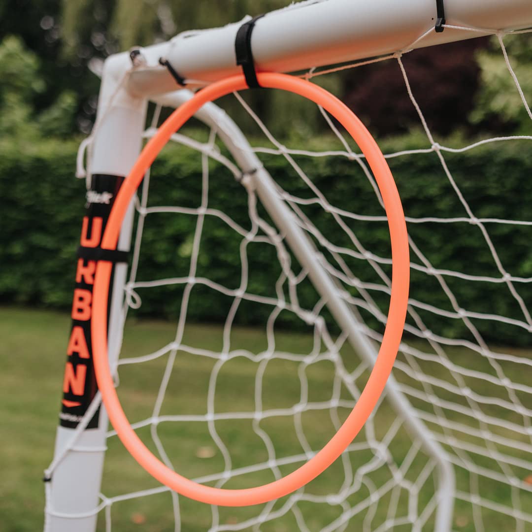 FLICK Urban Multi Skills Set ? 4-In-1 Football Training Equipment Set ? Football Goal Target Precision Rings, Portable Accuracy Target Net and Target
