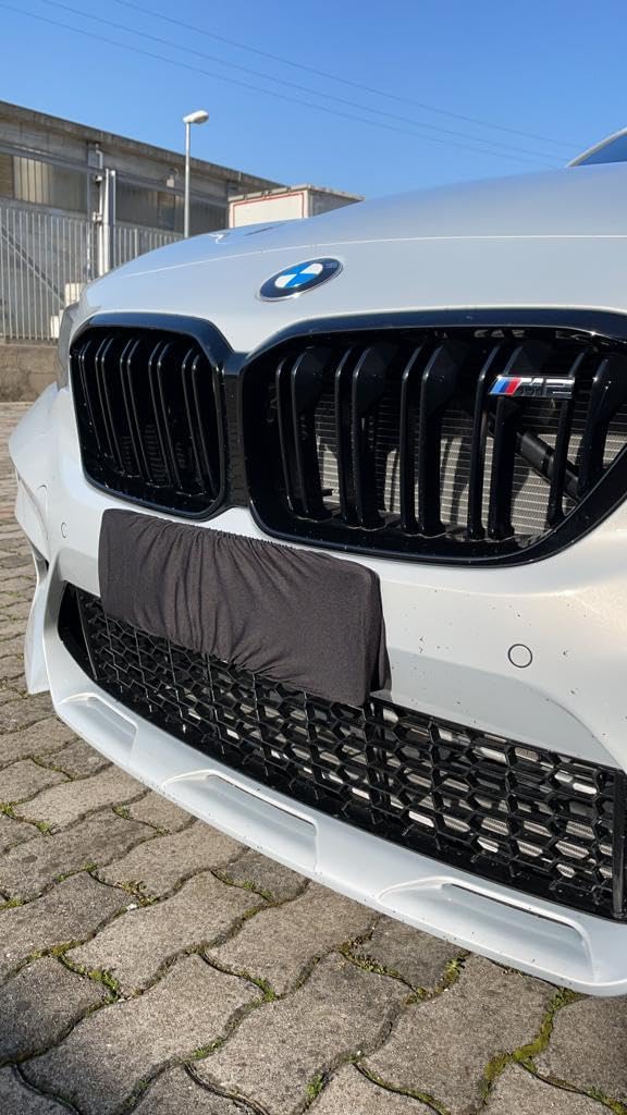 Simoni Racing LPC Universal Front and/or Rear License Plate Cover in Black Stretch Fabric