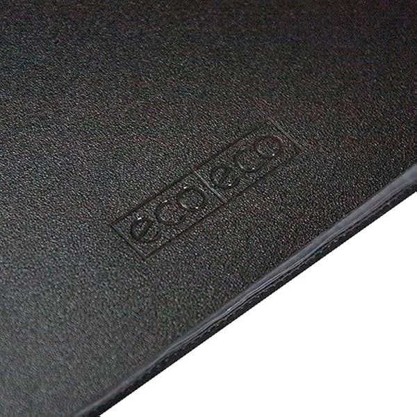 eco-eco A5 Size 50% Recycled 100 Pocket Black Presentation Display Book, Storage Case Portfolio Art Folder with Plastic Sleeves with Black Display Box