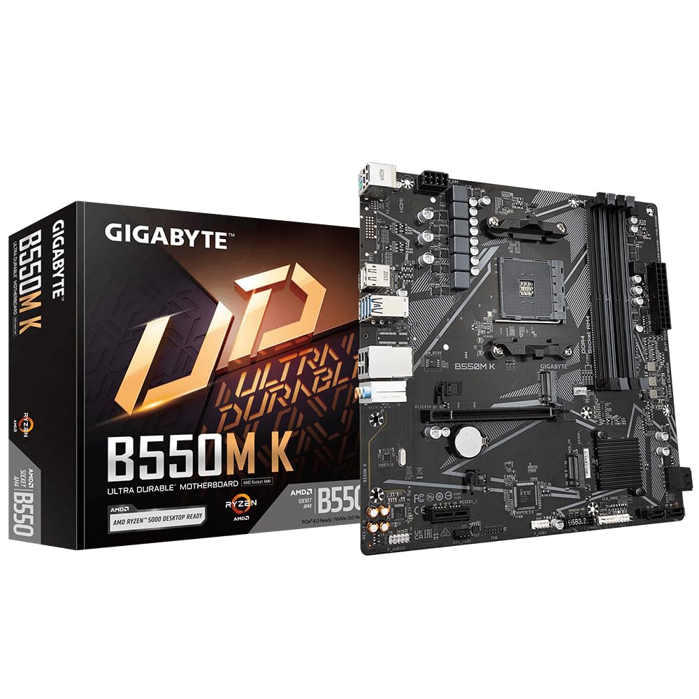 Gigabyte B550 AORUS ELITE V2 Motherboard - Supports AMD Ryzen 5000 Series AM4 CPUs, 12+2 Phases Digital Twin Power Design, up to 4733MHz DDR4 (OC), 2xPCIe 3.0 M.2, 2.5GbE LAN, USB 3.2 Gen1