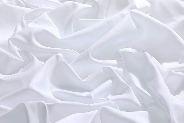 800 Thread Count - Flat Sheet - 100% Pure Egyptian Cotton Sateen Super Soft Hotel Quality Bedding - King - White
