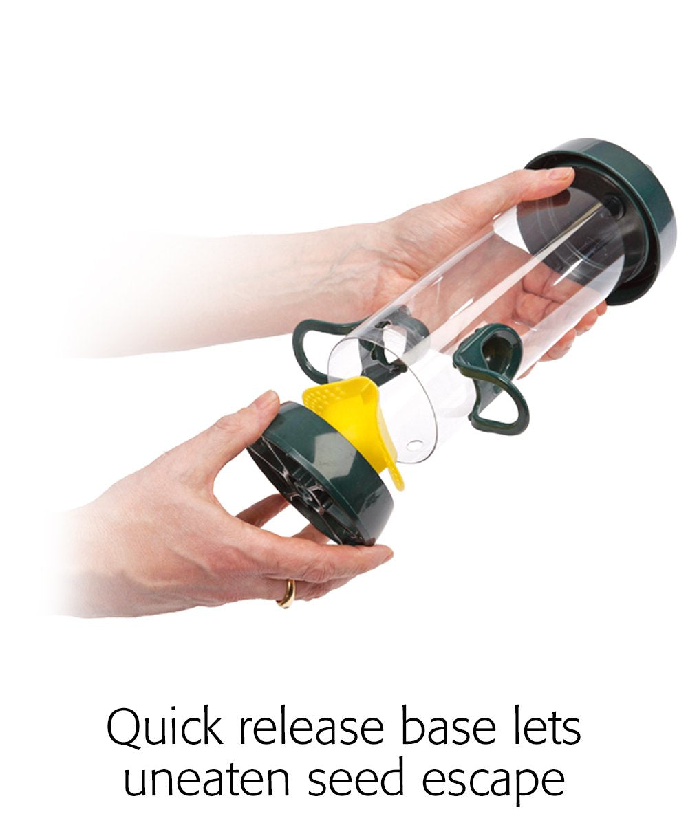 Hanging Bird Feeders for Small Birds - Jacobi Jayne? Bigeasy? Small Seed Bird Feeders for Wild And Garden Birds - Squirrel-Resistant Bird Feeder with