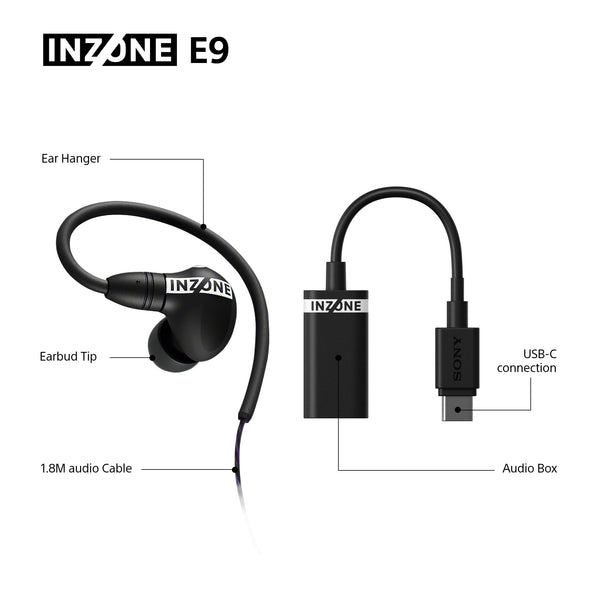 Sony INZONE H3 Wired Gaming Headset – PC/PS5, 360 Spatial Sound for Gaming, Lightweight 299g Design, Flip-to-Mute Boom Microphone, USB Audio Box for Custom EQ – Black