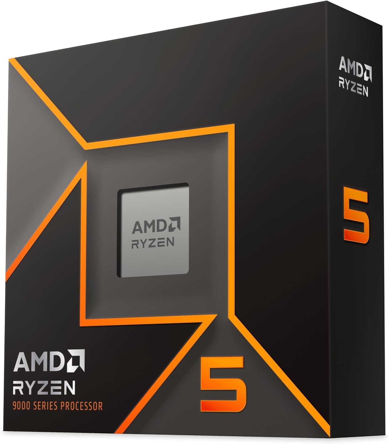 AMD Ryzensets 5 9600X Processor (radeon graphics included, 6 Cores/12 Threads, 65W TDP, Socket AM5, Cache 38MB, up to 5.4 GHz max boost Frequency, no cooler)