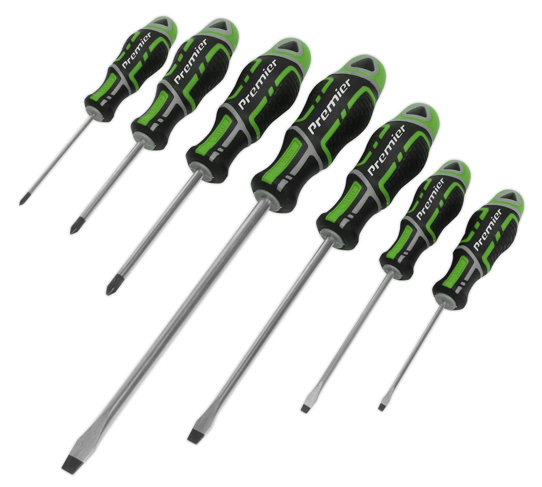Sealey AK4325HV 7PC Gripmax Screwdriver Set Hi-Vis