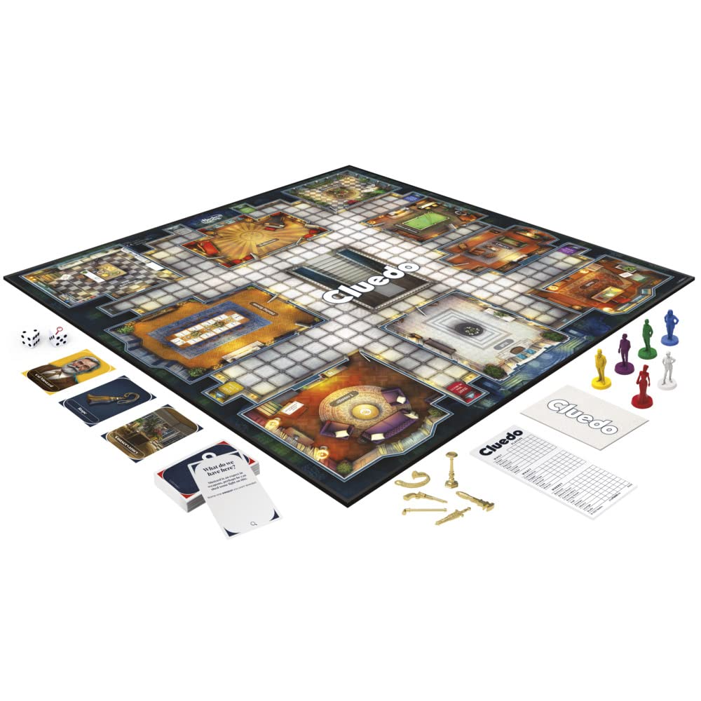 Hasbro Gaming Cluedo, Reimagined Classic for 2-6 Players, Detective Board Game for 8+ Year Old Boys and Girls